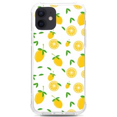 Illustrations Lemon Citrus Fruit Yellow Iphone 12/12 Pro Tpu Uv Print Case by anzea