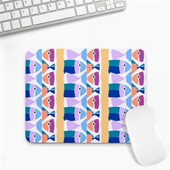 Illustrations Of Fish Texture Modulate Sea Pattern Small Mousepad by anzea