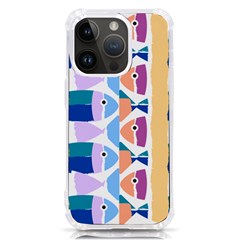 Illustrations Of Fish Texture Modulate Sea Pattern Iphone 14 Pro Tpu Uv Print Case by anzea