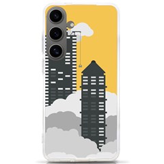 Minimal Skyscrapers Samsung Galaxy S24 Ultra 6 9 Inch Tpu Uv Case by anzea