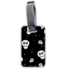 Skull Pattern Luggage Tag (two Sides) by Ket1n9