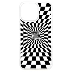 Optical-illusion-chessboard-tunnel Iphone 15 Plus Tpu Uv Print Case by Bedest