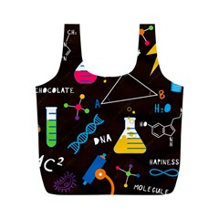 Science Lesson Flat Vector Seamless Pattern Full Print Recycle Bag (m) by Loisa77