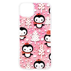 Cute Penguin Pattern Iphone 15 Pro Tpu Uv Print Case by Loisa77