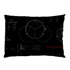 Math Board Circuit Circuits Computer Shield Tech Technology Pillow Case (two Sides) by Loisa77