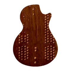 Red Circuit Board Texture Red Circuit Digital Texture Circuit Board Red Technology Guitar Shape Wood Guitar Pick Holder Case And Picks Set by Loisa77