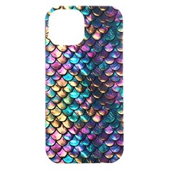 Rainbow Scales Iphone 15 Plus Black Uv Print Pc Hardshell Case by zappwaits