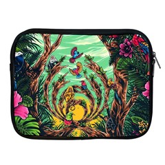 Monkey Tiger Bird Parrot Forest Jungle Style Apple Ipad 2/3/4 Zipper Cases by Grandong