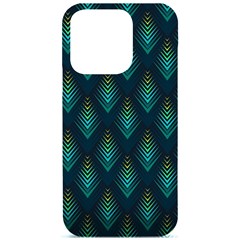 Peacock Texture 3d Pattern Peacock Texture Iphone 15 Pro Black Uv Print Pc Hardshell Case by Loisa77