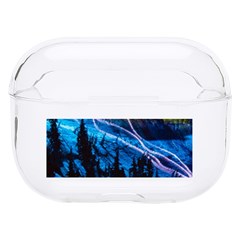 Night Skiing Colored Dead Grateful Lights Mountain Hard Pc Airpods Pro Case by Loisa77