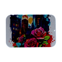 City Rose 2-gigapixel-art-scale-4 00x Open Lid Metal Box (silver)   by BrightWear