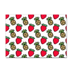 Strawberries Pineapples Fruits Sticker A4 (100 Pack) by Loisa77