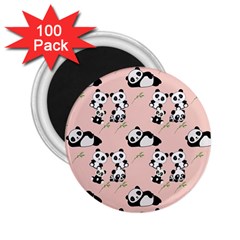 Cute Panda Animal Pattern 2 25  Magnets (100 Pack)  by Perong