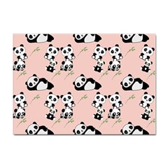 Cute Panda Animal Pattern Sticker A4 (10 Pack) by Perong