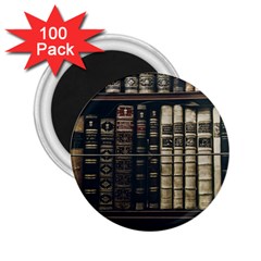 Antique Vintage Old Book 2 25  Magnets (100 Pack)  by Perong