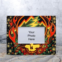 Grateful Dead Scarlet Fire White Tabletop Photo Frame 4 x6  by Perong