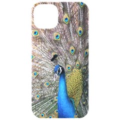 Peacock Bird Animal Peafowl Iphone 15 Pro Black Uv Print Pc Hardshell Case by Perong