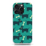 Happy Dogs Animals Pattern iPhone 15 Pro TPU UV Print Case Front