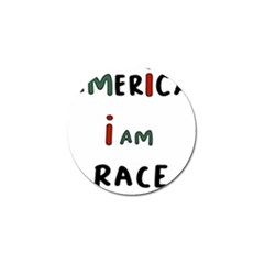 America  I Am Race Golf Ball Marker (10 Pack) by RiverRootz