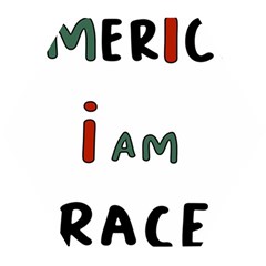 America  I Am Race Wooden Puzzle Hexagon by RiverRootz