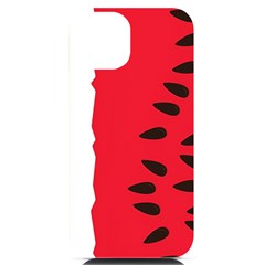 Watermelon Black Green Melon Red Iphone 14 Black Uv Print Case by Cemarart