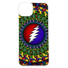 Grateful Dead Bear Pattern Iphone 15 Pro Tpu Uv Print Case by Maspions