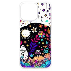 Rainbow Fun Cute Minimal Doodle Iphone 15 Plus Tpu Uv Print Case by Bedest