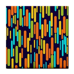 Illustration Abstract Line Tile Coaster by anzea