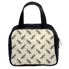 Dragonfy Insect Pattern Classic Handbag (two Sides) by Maspions