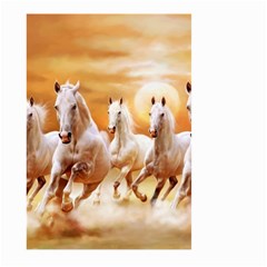 Seven Horses, Sun Large Garden Flag (two Sides) by kyorashop23