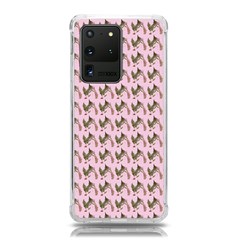 Fern Pattern 2 Pink Samsung Galaxy S20 Ultra 6 9 Inch Tpu Uv Case by snowwhitegirl