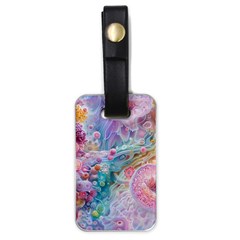 Cells Fluid Bubbles Luggage Tag (one Side) by Maspions