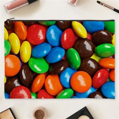 Colorful Candy Background, Close-up Cosmetic Bag (xxxl) by kyorashop23