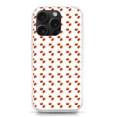 Kawaii Pumpkin Patt White Iphone 15 Pro Tpu Uv Print Case by snowwhitegirl