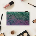 Colorful duotone abstract print Cosmetic Bag (Small) Back