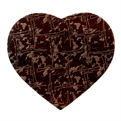 Hunting Motif Camouflage Pattern Print Bk Heart Wood Jewelry Box by dflcprintsclothing