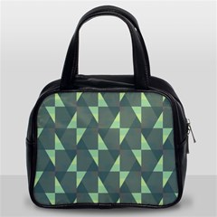 Texture Triangle Classic Handbag (two Sides) by anzea