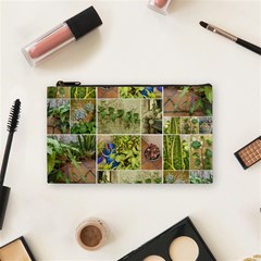 Garden Sanctuary Photo Collage Print Cosmetic Bag (small) by dflcprintsclothing