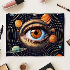 Eye Of The Universe (ai) Cosmetic Bag (xl) by dflcprintsclothing