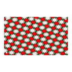 Christmas Star Red Green Banner And Sign 5  X 3  by anzea