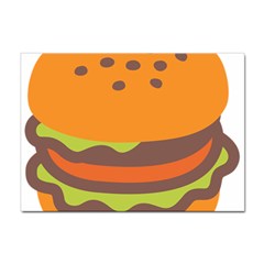 Hamburger Sticker A4 (100 Pack) by anzea