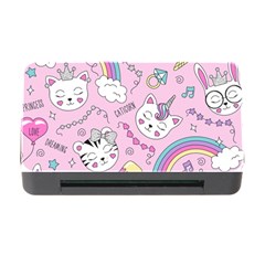 Beautiful Cute Animals Pattern Pink Memory Card Reader With Cf by Grandong