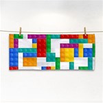 Colorful Bricks, Bricks, Colorful, Colors, Games, Lego, Rainbow Hand Towel Front