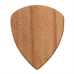 Leaf Pattern  Wood Guitar Pick (set Of 10) by Safari