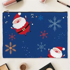 Feliz Natal, Santa, Merry Christmas Cosmetic Bag (xxxl) by kyorashop23