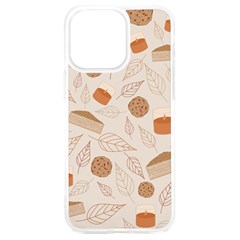 Leaves Cake Cookies Pattern Iphone 15 Plus Tpu Uv Print Case by Bedest