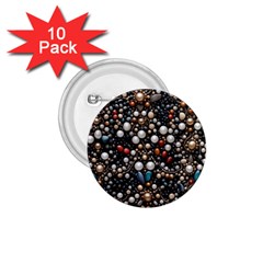 Pearls And Stones 1 75  Buttons (10 Pack) by dedoma