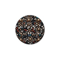 Pearls And Stones Golf Ball Marker (4 Pack) by dedoma