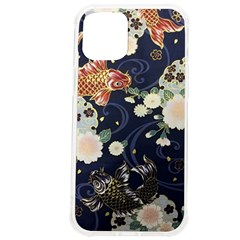 Japanese Wave Koi Illustration Pattern Iphone 12 Pro Max Tpu Uv Print Case by Ndabl3x