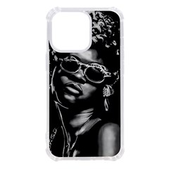 Afro Beauty Woman Portrait (ai+human) Iphone 13 Pro Tpu Uv Print Case by dflcprintsclothing